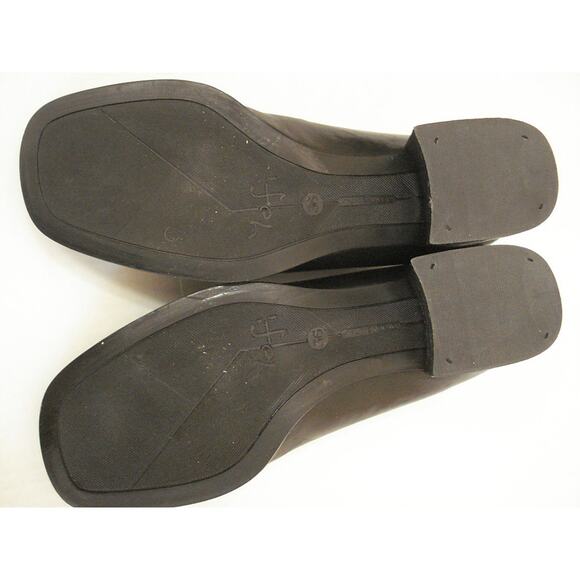 YOFI SZ 36 US 6M BLACK LEATHER PUMP SHOE MADE IN ISREAL W SOLE MADE IN ITALY - Picture 7 of 7